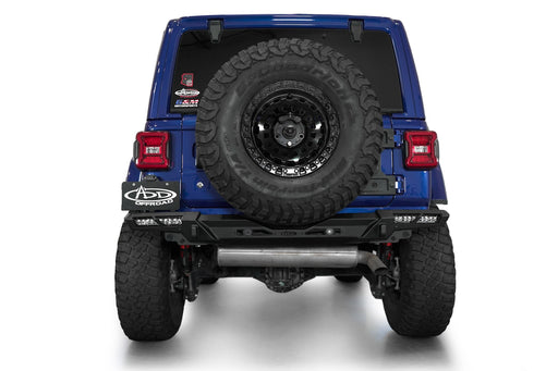 Addictive Desert Designs 2018-2026 Jeep Wrangler JL Phantom Rear Bumper – installed on vehicle, image 2 of 9