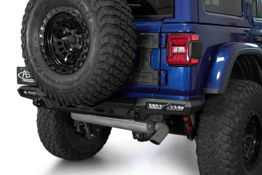 Addictive Desert Designs 2018-2026 Jeep Wrangler JL Phantom Rear Bumper – installed on vehicle, image 1 of 9