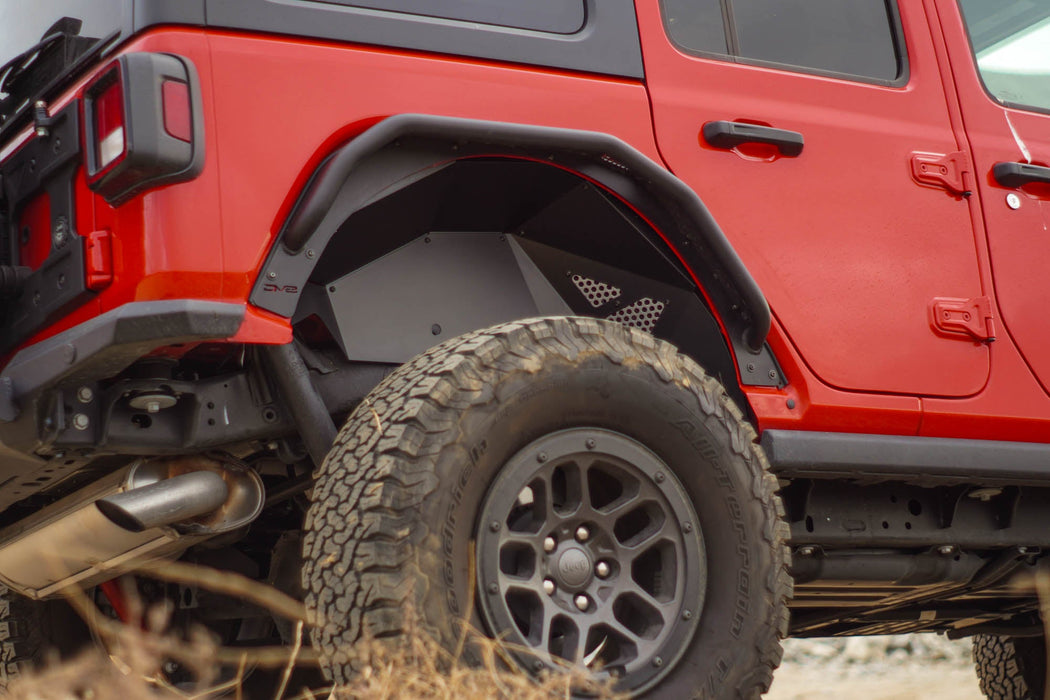 DV8 Offroad 2018-2026 Jeep Wrangler JL Rear Inner Fenders – on the trail, image 7 of 14