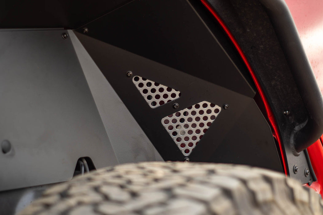 DV8 Offroad 2018-2026 Jeep Wrangler JL Rear Inner Fenders – on the trail, image 10 of 14