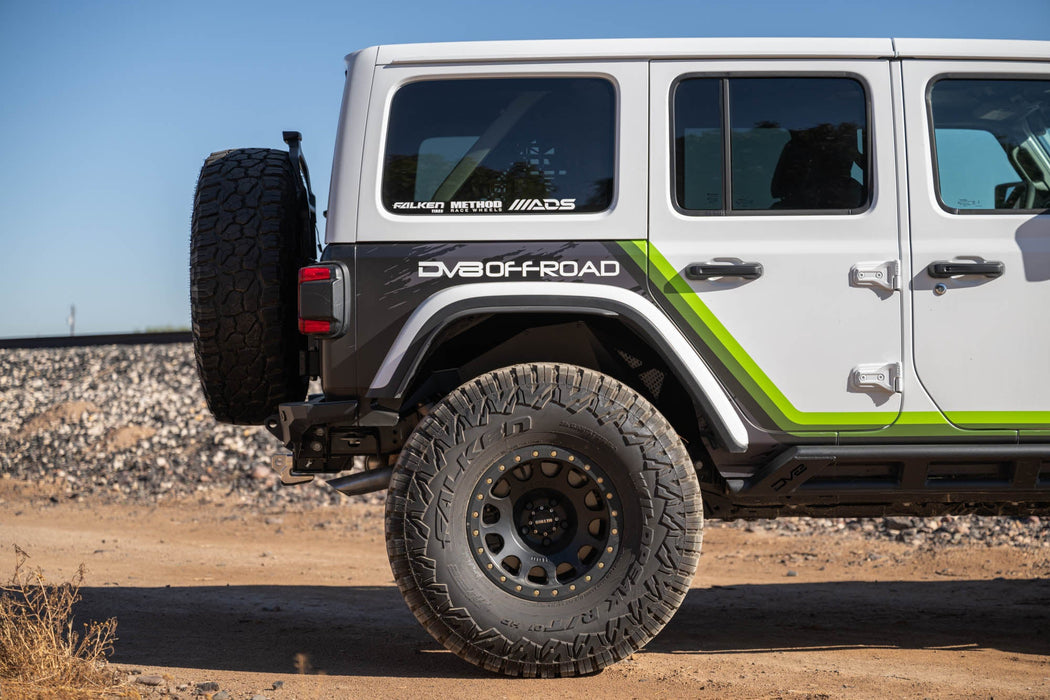 DV8 Offroad 2018-2026 Jeep Wrangler JL Rear Inner Fenders – on the trail, image 12 of 14