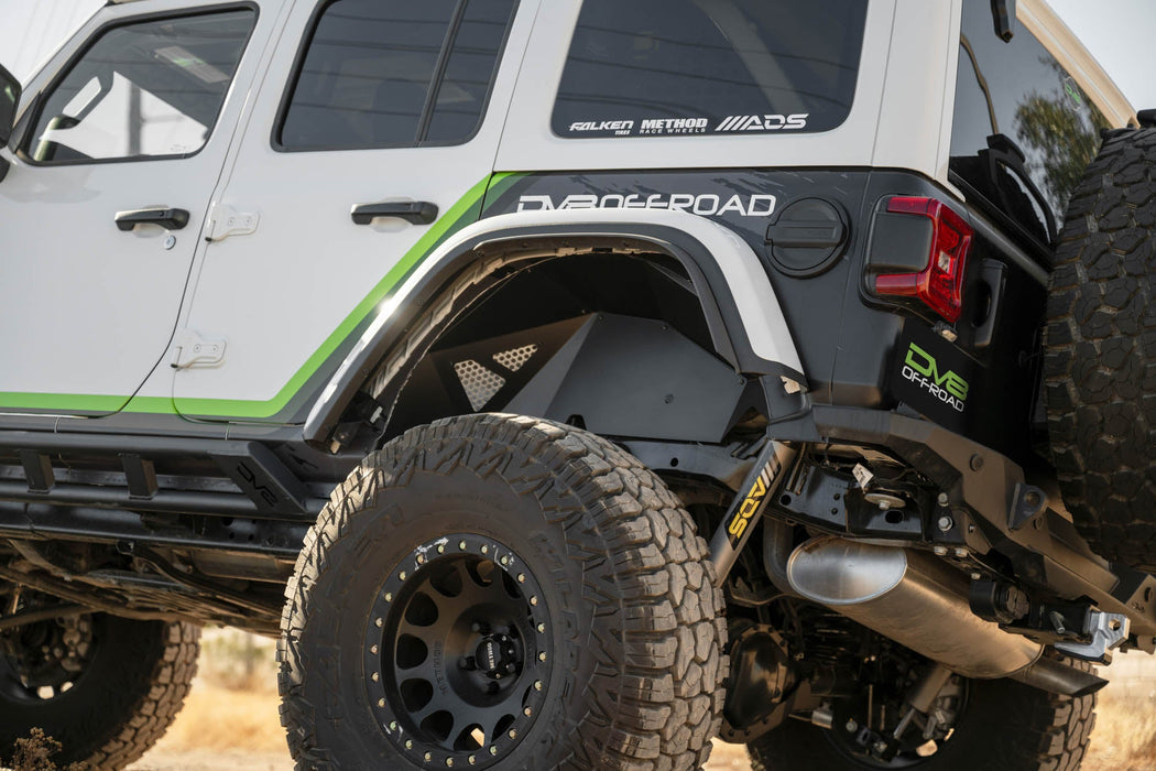 DV8 Offroad 2018-2026 Jeep Wrangler JL Rear Inner Fenders – on the trail, image 2 of 14