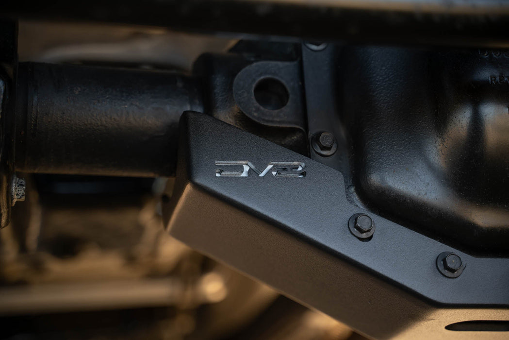 DV8 2018-2026 Jeep Wrangler JL & Gladiator JT Dana 44 Front Differential Skid Plate – installed on vehicle, image 6 of 14