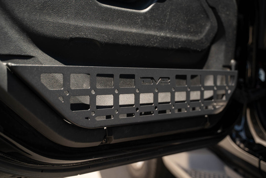 DV8 Offroad 2018-2026 Jeep Wrangler JL & Gladiator JT Slim Front Door Molle Pockets – installed on vehicle, image 2 of 15
