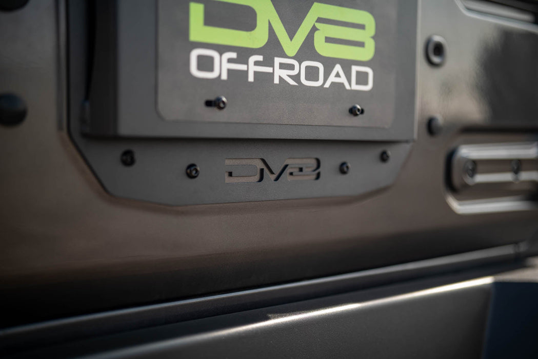 DV8 Offroad 2018-2026 Jeep Wrangler JL Spare Tire Delete w/ Camera Holder – on the trail, image 3 of 10