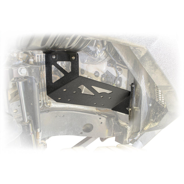DV8 Offroad 2018-2024 Jeep JL & JT Engine Bay Compressor Mount – on the trail, image 3 of 3
