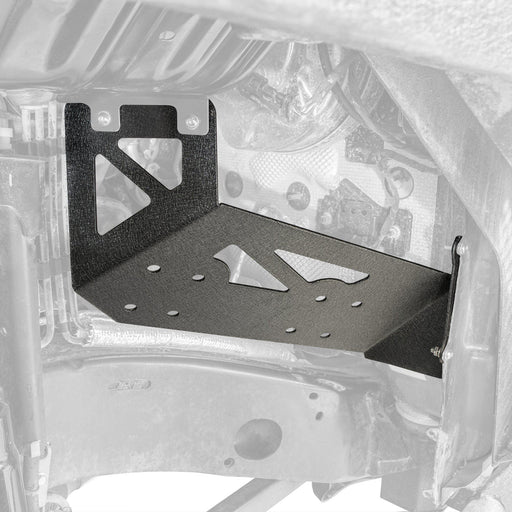 DV8 Offroad 2018-2024 Jeep JL & JT Engine Bay Compressor Mount – on the trail, image 2 of 3