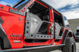 DV8 Offroad 2018-2025 Jeep JL & JT Rear Rock Doors – on the trail, image 5 of 5