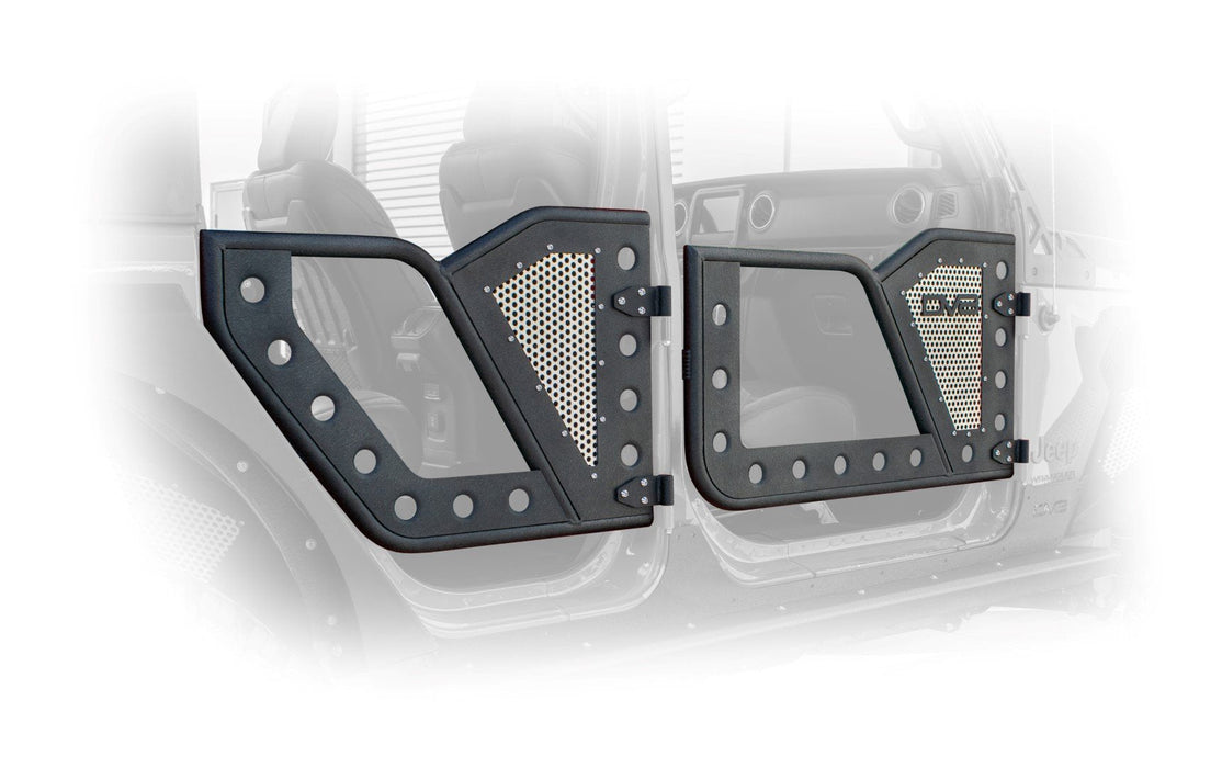 DV8 Offroad 2018-2025 Jeep JL & JT Front Rock Doors – on the trail, image 2 of 7