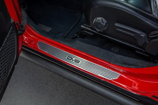 DV8 Offroad 2018-2026 Jeep Wrangler JL & Gladiator JT Sill Plates Front – on the trail, image 2 of 9