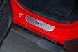 DV8 Offroad 2018-2026 Jeep Wrangler JL & Gladiator JT Sill Plates "Star Logo" Rear – on the trail, image 2 of 8