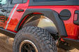 DV8 Offroad 2018-2023 Jeep JL Rear Inner Fenders Black – on the trail, image 4 of 5
