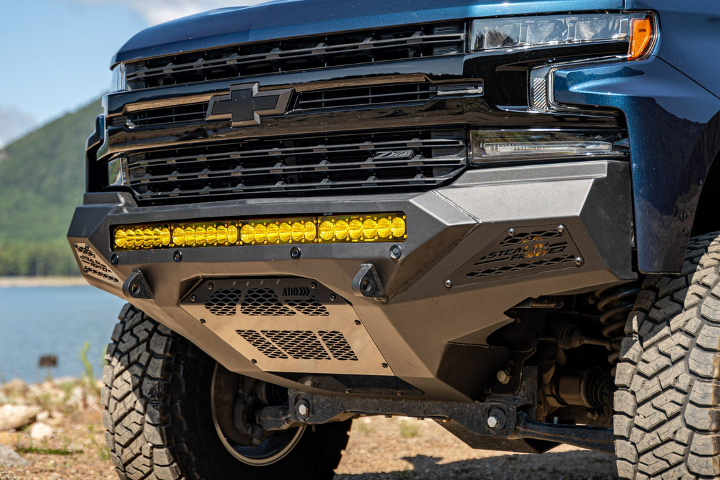 Addictive Desert Designs 2019-2021 Chevy Silverado 1500 Stealth Fighter Front Bumper – image 15 of 18