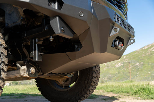 DV8 Offroad 2019-2024 Ram 1500 Skid Plate for Spec Series Bumper – installed on vehicle, image 2 of 9