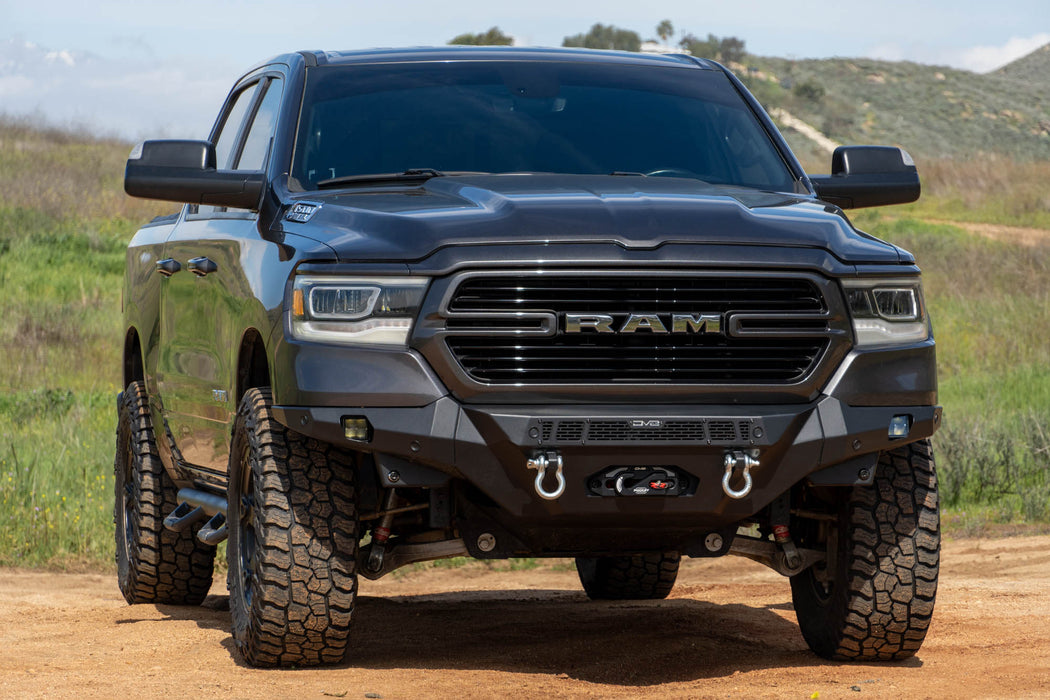 DV8 Offroad 2019-2023 Ram 1500 Spec Series Front Bumper – installed on vehicle, image 2 of 17