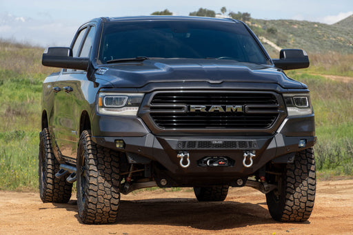 DV8 Offroad 2019-2023 Ram 1500 Spec Series Front Bumper – installed on vehicle, image 2 of 17