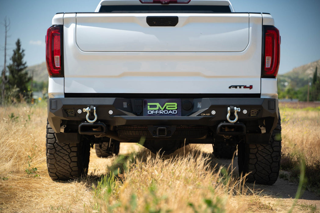 DV8 Offroad 2019-2026 Chevy/GMC 1500 Spec Series Rear Bumper – installed on vehicle, image 5 of 20