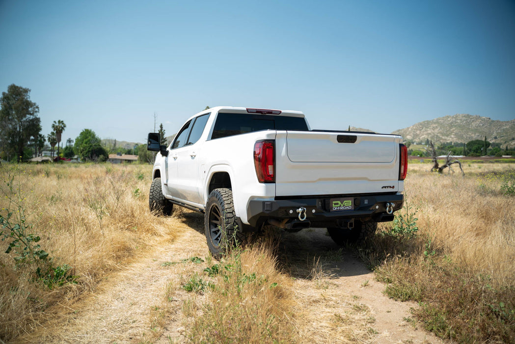 DV8 Offroad 2019-2026 Chevy/GMC 1500 Spec Series Rear Bumper – installed on vehicle, image 3 of 20