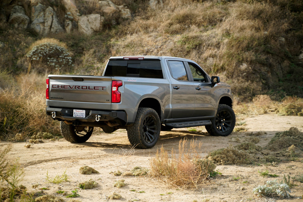 DV8 Offroad 2019-2026 Chevy/GMC 1500 Spec Series Rear Bumper – installed on vehicle, image 4 of 20