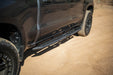 DV8 2019-2026 GMC Sierra 1500 & Chevrolet Silverado 1500 Crew Cab OE Plus Side Steps – installed on vehicle, image 10 of 19