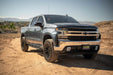 DV8 2019-2026 GMC Sierra 1500 & Chevrolet Silverado 1500 Crew Cab OE Plus Side Steps – installed on vehicle, image 12 of 19