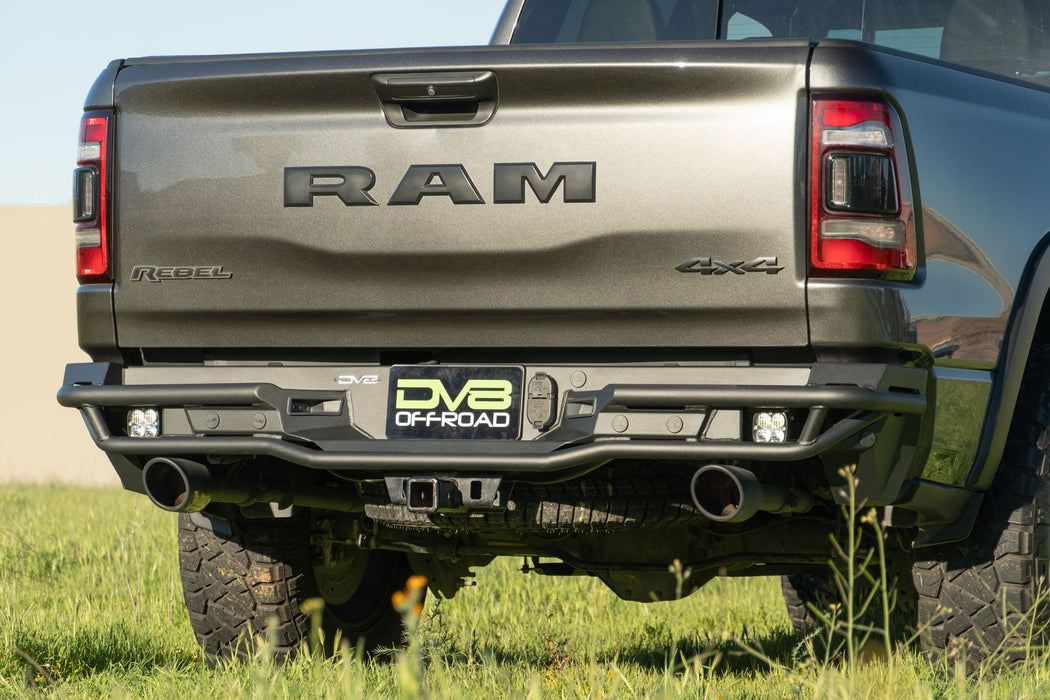 DV8 Offroad 2019-2026 Ram 1500 Rear Tube Bumper – installed on vehicle, image 5 of 13