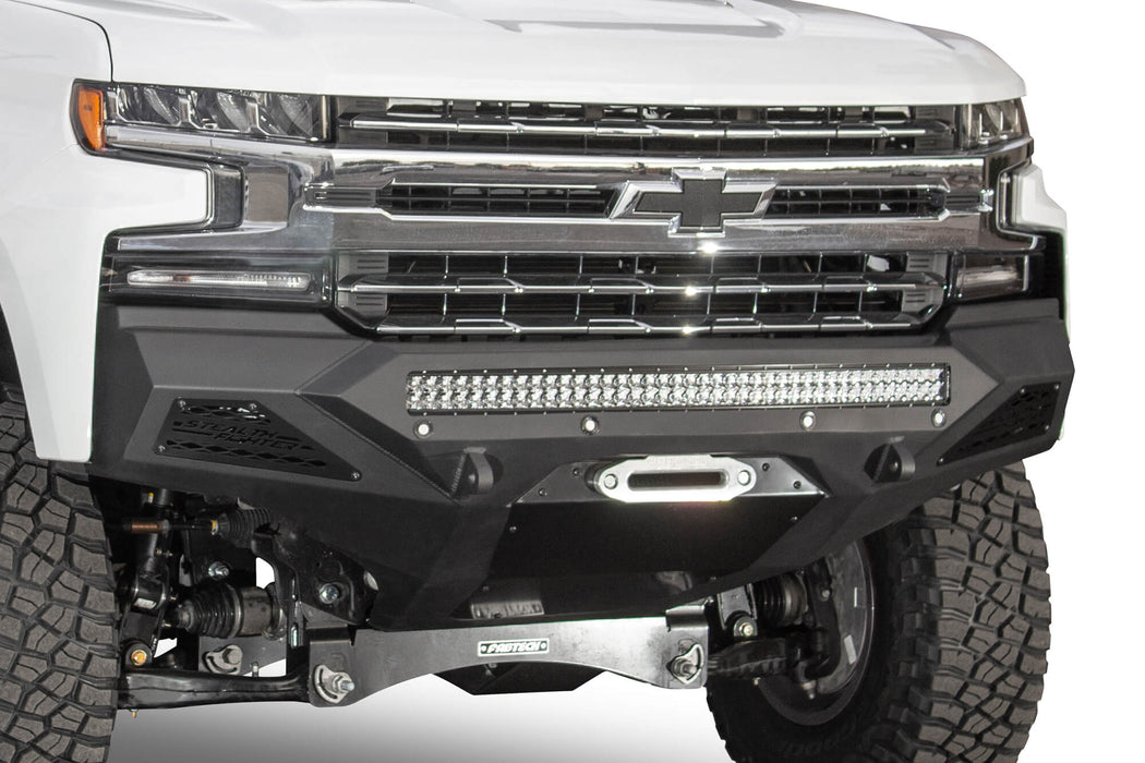 Addictive Desert Designs 2019-2021 Chevy Silverado 1500 Stealth Fighter Winch Front Bumper – image 1 of 5