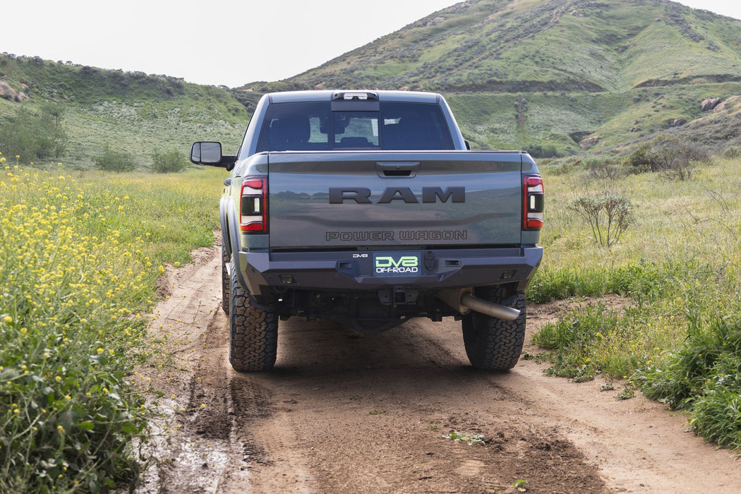 DV8 Offroad 2019-2026 Ram 2500/3500 Spec Series Rear Bumper – installed on vehicle, image 5 of 15