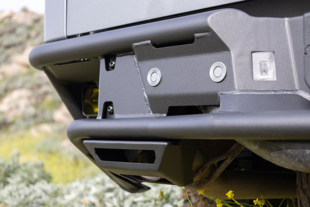 DV8 Offroad 2019-2026 Chevy Silverado & GMC Sierra 1500 Tube Rear Bumper – installed on vehicle, image 7 of 11