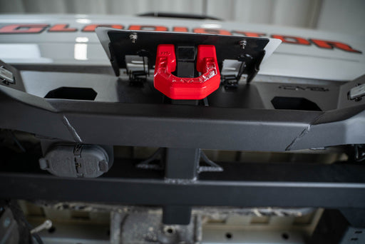 DV8 Offroad 2020-2026 Jeep Gladiator JT MTO Series Accessory Hitch – installed on vehicle, image 2 of 12