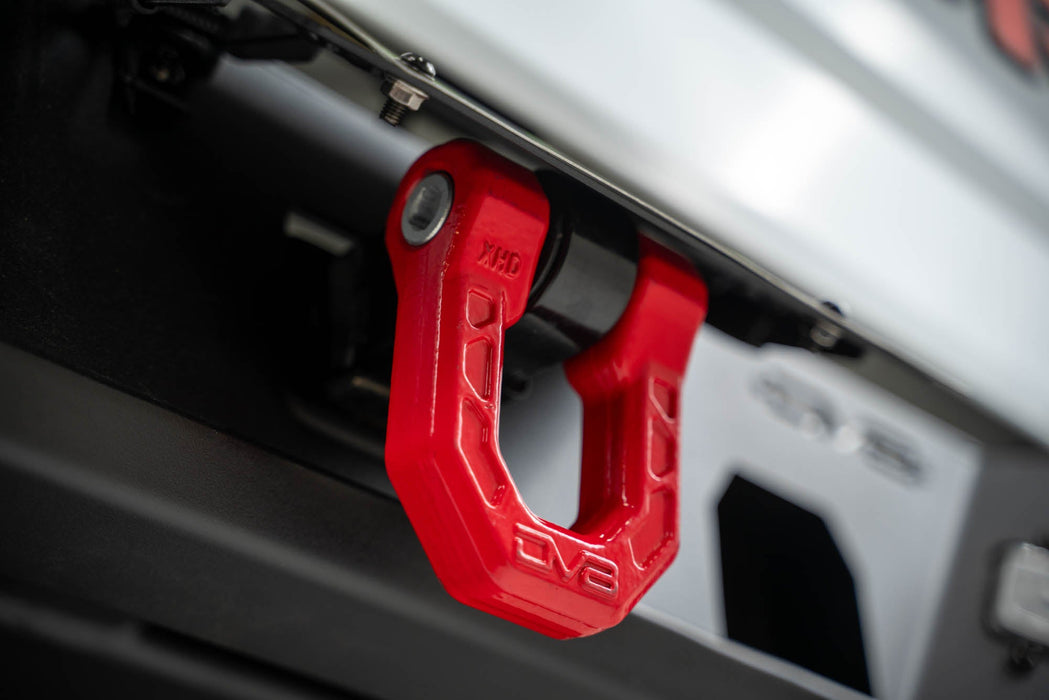 DV8 Offroad 2020-2026 Jeep Gladiator JT MTO Series Accessory Hitch – installed on vehicle, image 7 of 12