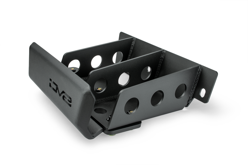 DV8 Offroad 2020-2026 Jeep Gladiator JT Bedside Rock Sliders – on the trail, image 1 of 6