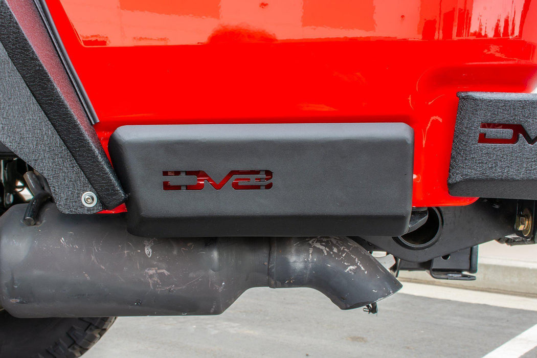 DV8 Offroad 2020-2026 Jeep Gladiator JT Bedside Rock Sliders – on the trail, image 4 of 6