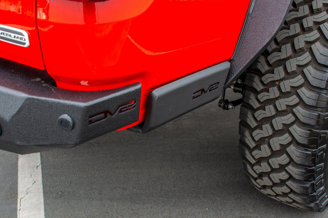 DV8 Offroad 2020-2026 Jeep Gladiator JT Bedside Rock Sliders – on the trail, image 5 of 6