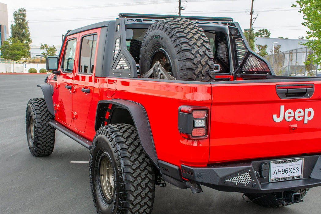 DV8 Offroad 2020-2026 Jeep Gladiator JT Chase Rack – on the trail, image 11 of 11