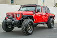 DV8 Offroad 2020-2026 Jeep Gladiator JT Rock Sliders with Step – on the trail, image 5 of 7