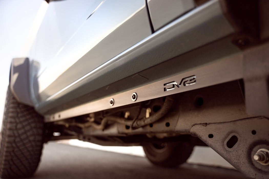 DV8 Offroad 2021-2026 Ford Bronco 2-Door Pinch Weld Covers – installed on vehicle, image 5 of 12