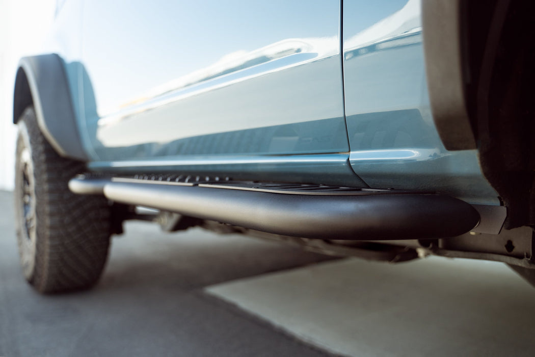 DV8 Offroad 2021-2026 Ford Bronco 2-Door Pinch Weld Covers – installed on vehicle, image 7 of 12