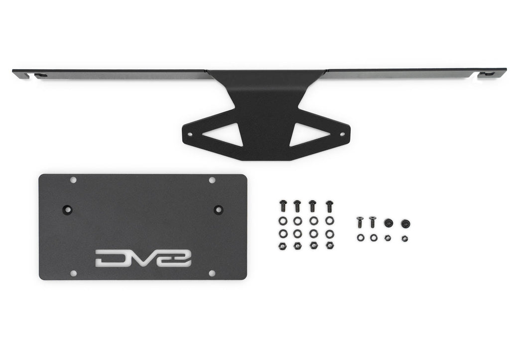 DV8 Offroad 2021-2026 Ford Bronco Capable Bumper Slanted Front License Plate Mount – product view, image 20 of 20