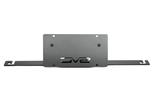 DV8 Offroad 2021-2026 Ford Bronco Capable Bumper Slanted Front License Plate Mount – product view, image 1 of 20