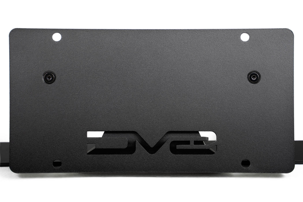 DV8 Offroad 2021-2026 Ford Bronco Capable Bumper Slanted Front License Plate Mount – product view, image 16 of 20