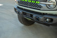 DV8 Offroad 2021-2026 Ford Bronco Capable Bumper Slanted Front License Plate Mount – installed on vehicle, image 7 of 20