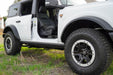 DV8 Offroad 2021-2026 Ford Bronco Foot Pegs – installed on vehicle, image 6 of 16