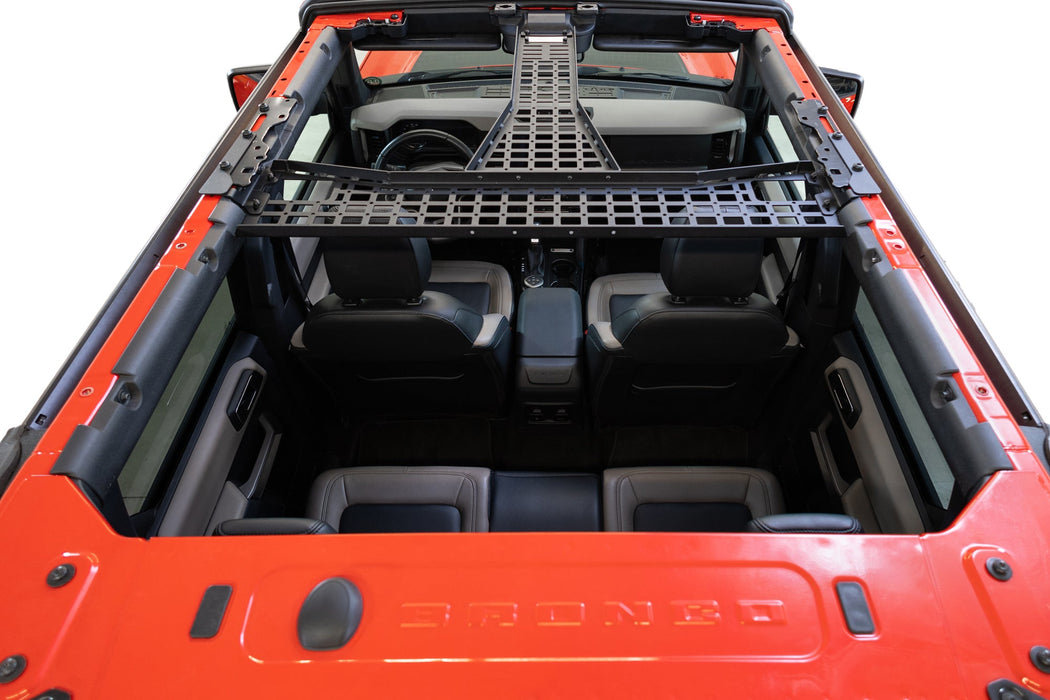 Addictive Desert Designs 2021-2026 Ford Bronco Overhead Molle Panels – installed on vehicle, image 6 of 8