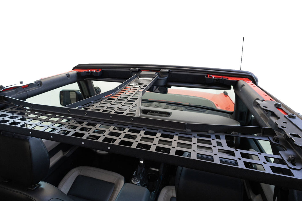 Addictive Desert Designs 2021-2026 Ford Bronco Overhead Molle Panels – installed on vehicle, image 8 of 8