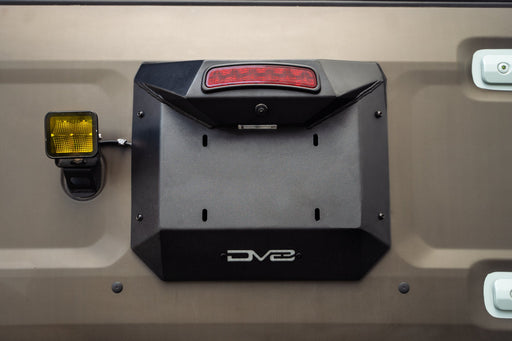 DV8 Offroad 2021-2026 Ford Bronco Spare Tire Delete – installed on vehicle, image 2 of 18