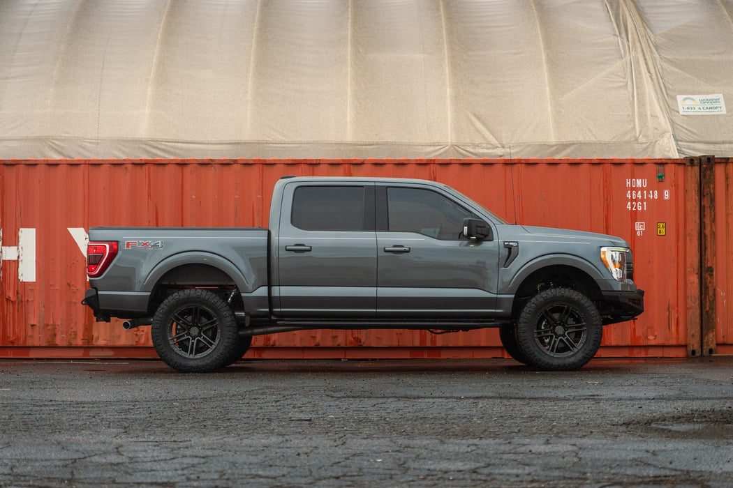 Addictive Desert Designs 2021-2023 Ford F-150 HoneyBadger Front Bumper – on the trail, image 15 of 20