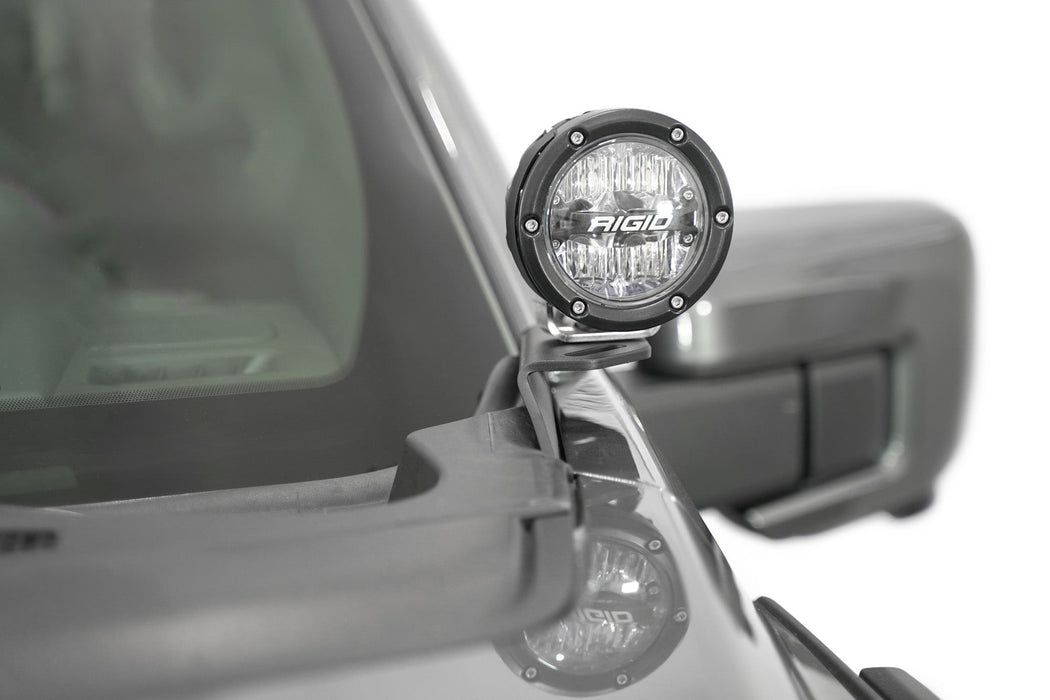 Addictive Desert Designs 2021-2026 Ford F-150 & Raptor Ditch Light Brackets – installed on vehicle, image 5 of 10