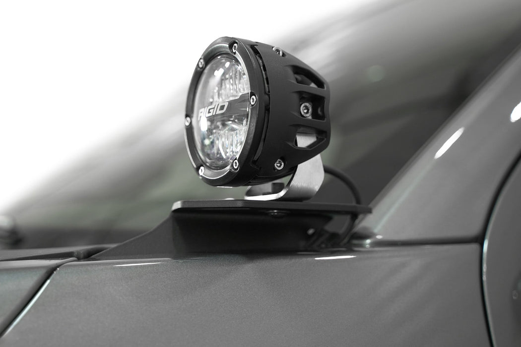 Addictive Desert Designs 2021-2026 Ford F-150 & Raptor Ditch Light Brackets – installed on vehicle, image 3 of 10