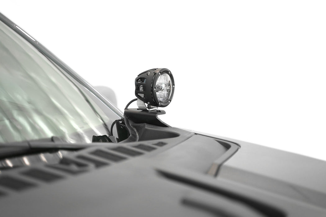 Addictive Desert Designs 2021-2026 Ford F-150 & Raptor Ditch Light Brackets – installed on vehicle, image 8 of 10